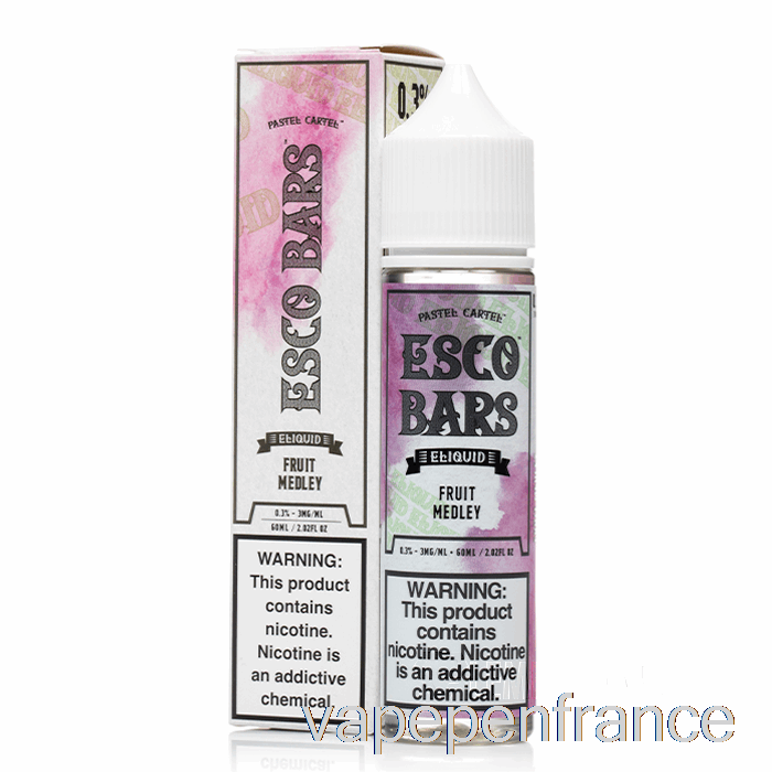 Mélange De Fruits - Barres Esco - Stylo Vape 60 Ml 6 Mg